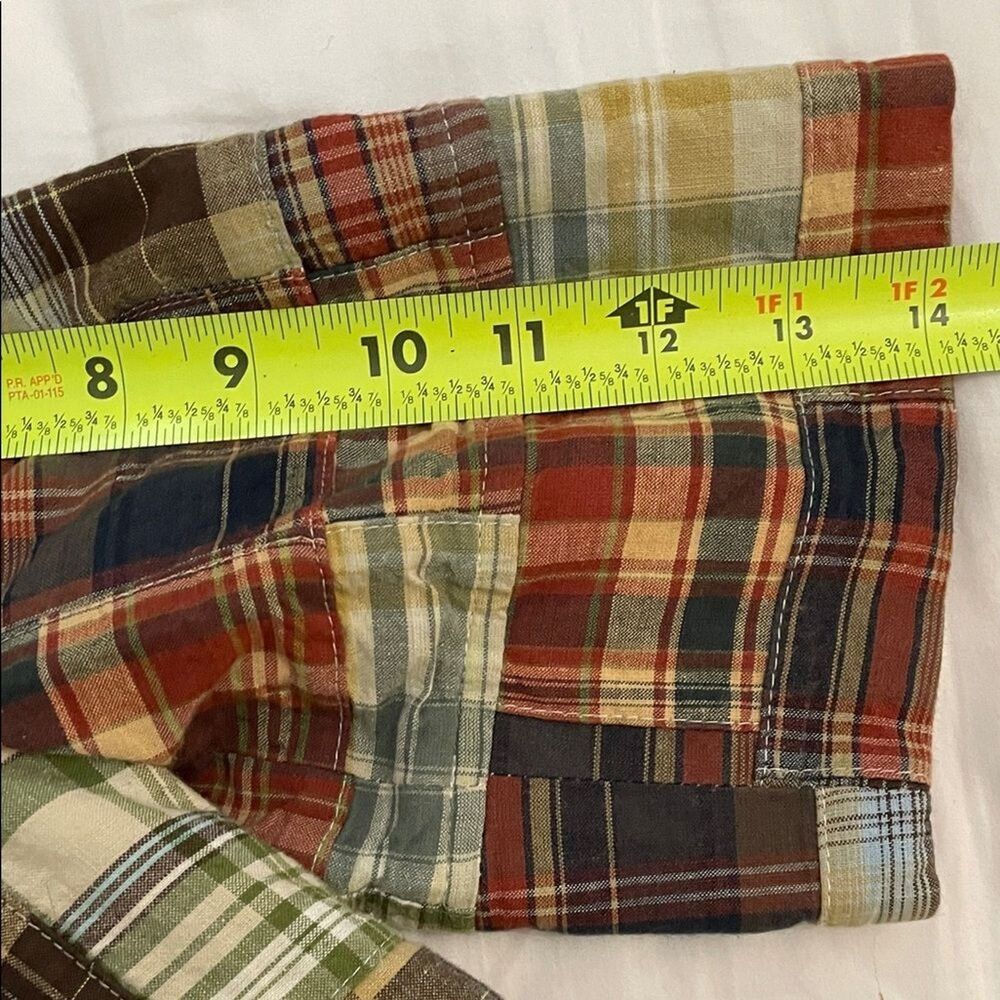 Cambridge Dry Goods VTG Madras Patchwork Plaid Cropped Jacket Womens Size Small - Picture 7 of 12